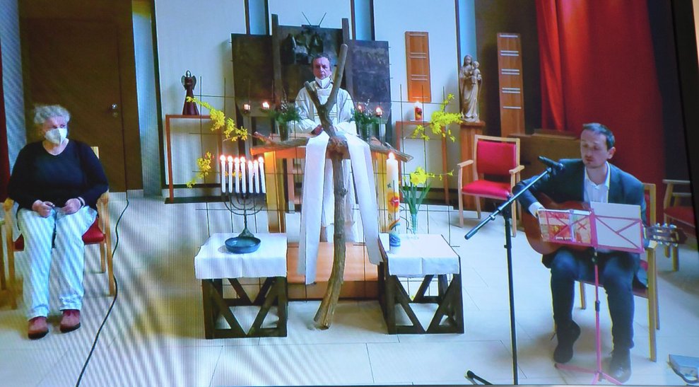 Die Hl. Messe per Videoübertragung 