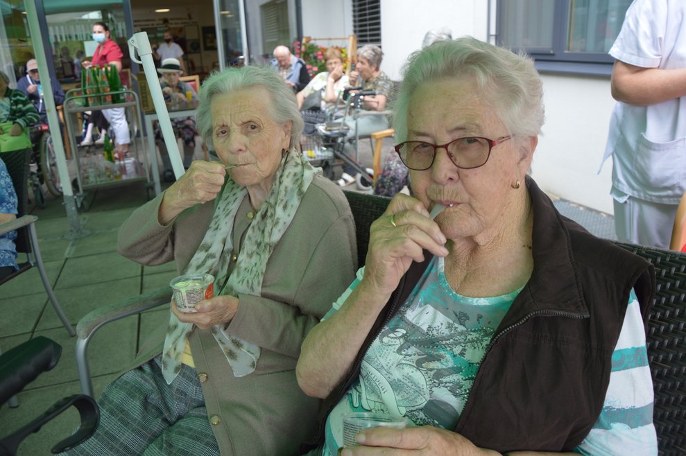 Auch ein leckeres Eis durfte an diesem Nachmittag nicht fehlen
