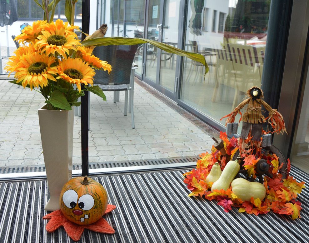 lustige Herbstdekoration